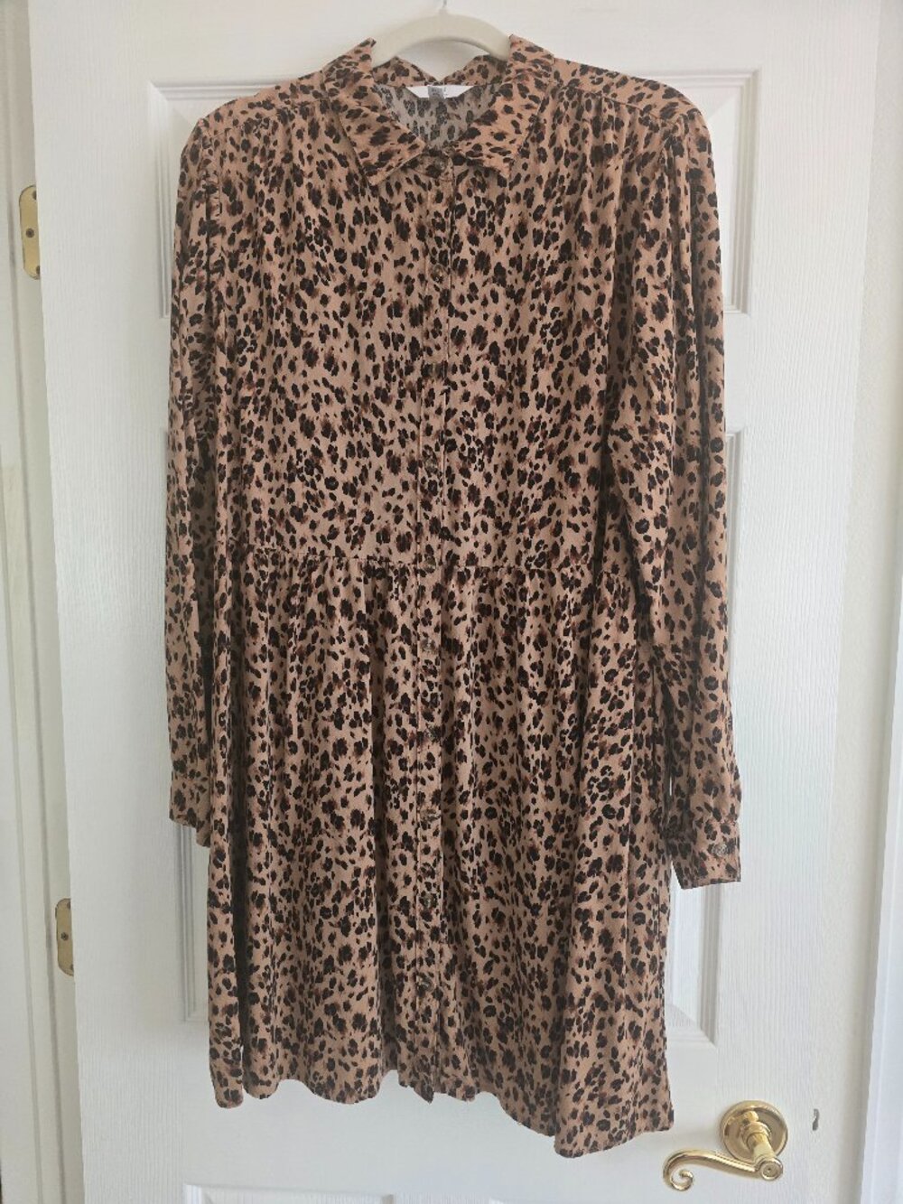 Time and Tru Cougar Pattern Dress XXL
